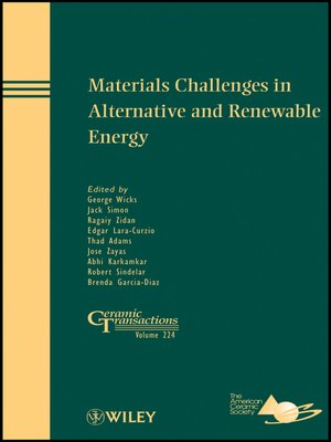 cover image of Materials Challenges in Alternative and Renewable Energy